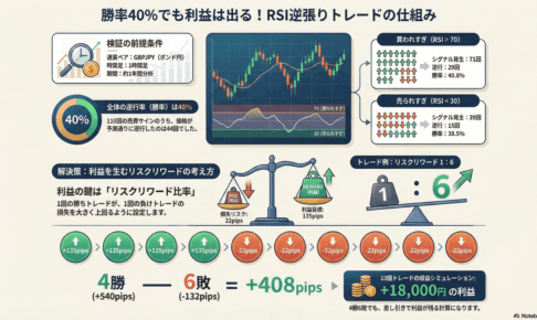 RSIの使い方を分析したらRSIだけで勝てる結果になったので公開