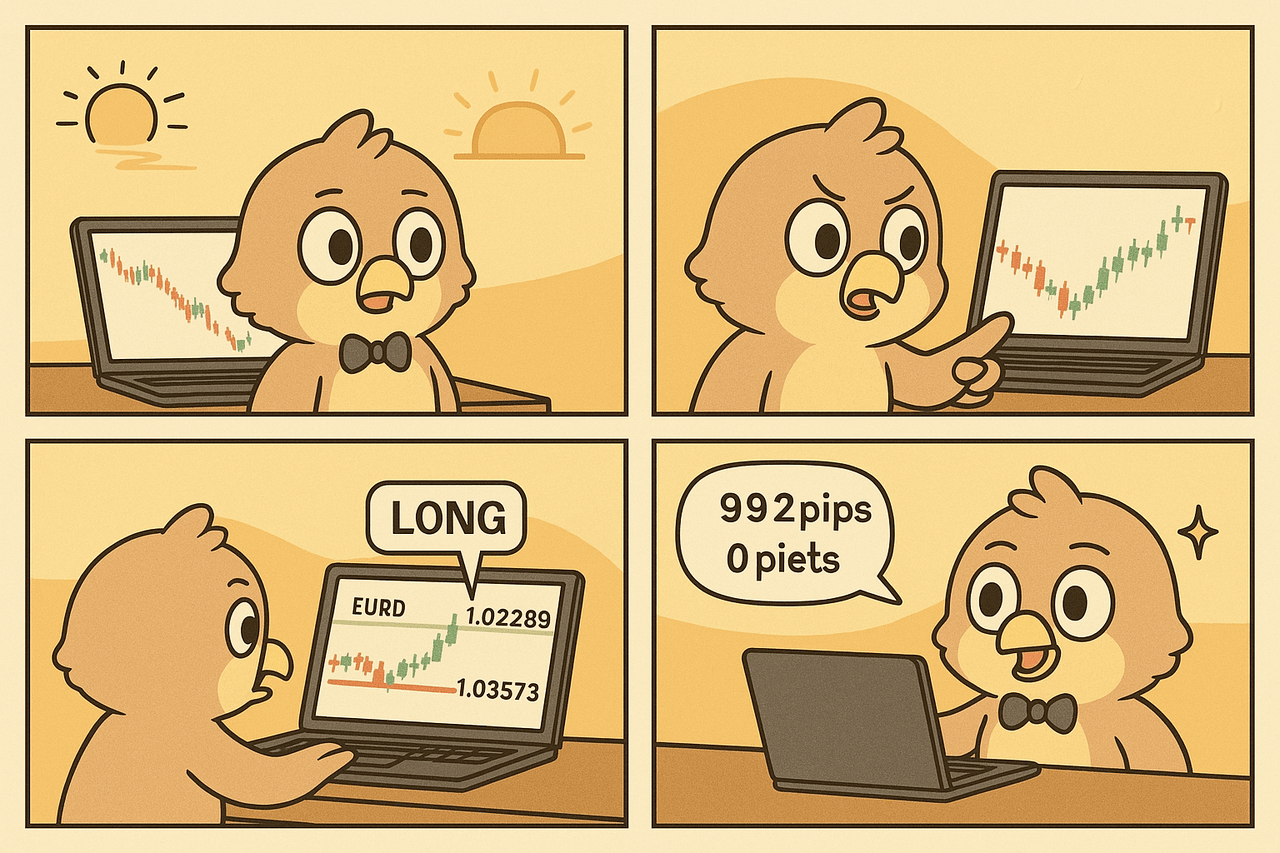 ユーロドルの120pips以上の窓開け発生時に狙う！窓埋めトレード手法 | FXトレード手法検証ハウス